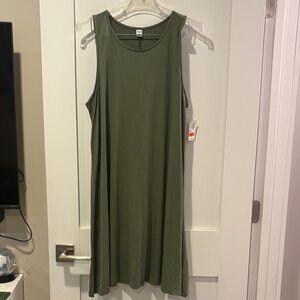 Old Navy Olive Green Tank Dress